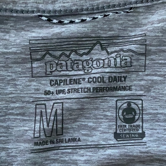 Pantagonia gray capilene cool daily T-shirt M - Picture 3 of 3